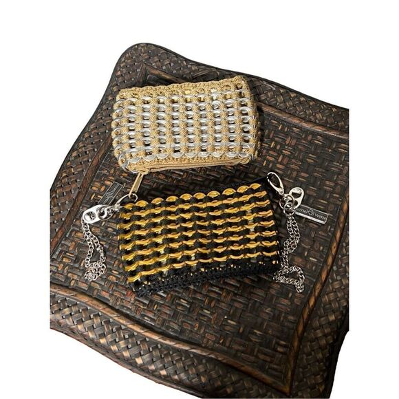 Sisters United Recycled Pop Tab Handmade Wristlet Coin Purse Set - Picture 2 of 4